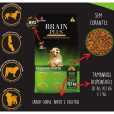 Ração Brain Plus Pequeno Porte 3kg