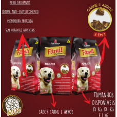 Ração Famil Premium Adultos 10kg