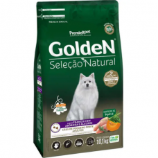 Golden Seleção Natural Pequeno Porte Adulto Frango, Abóbora e Alecrim 3kg