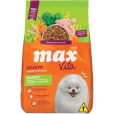 Ração Total Max Dog Vita Buffet Frango e Vegetais Raças Pequenas 20kg