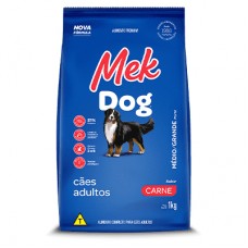 Ração Mek Dog Cães Adultos Carne 10kg
