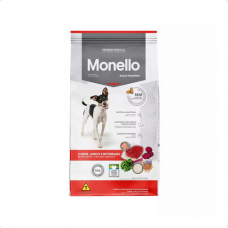 Monello Premium Raças Pequenas Carne Arroz e Beterraba 10kg