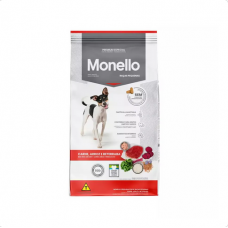 Monello Premium Raças Pequenas Carne Arroz 10kg