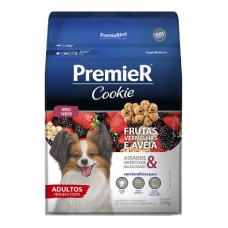 Biscoito Premier Pet Cookie Frutas Vermelhas e Aveia Adultos 250g