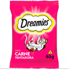 Petiscos Dreamies Snacks Carne 40g