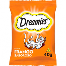 Petiscos Dreamies Snacks Frango 40g