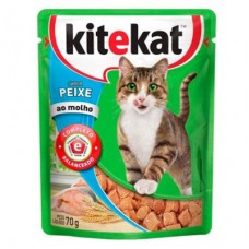 Sache Kitekat Gatos Adulto Peixe 70g