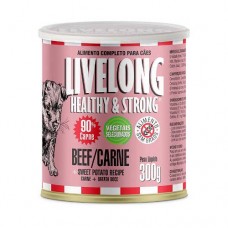 Alimento Úmido Livelong Cães Carne 300g