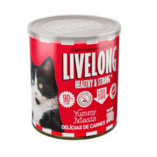 Alimento Úmido Livelong Delicias de Carnes 300g