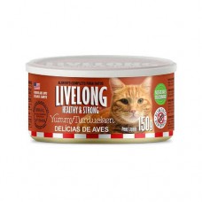 Alimento Úmido Livelong Delicias de Aves 150g