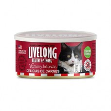 Alimento Úmido Livelong Delicias de Carnes 150g