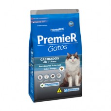 Premier Gatos Castrados até 7 Anos Frango 1kg A Granel