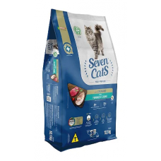 Ração Seven Cats Premium Castrados Frango e Carne 10kg