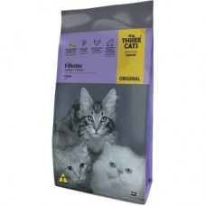 Three Cats Premium Especial Filhote Carne 1kg A Granel