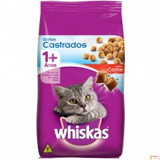 Whiskas Adulto Gatos Castrados Carne 10kg