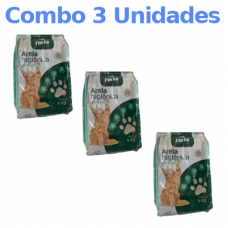 Combo Areia Sanitária Forta de Bentonita 12kg