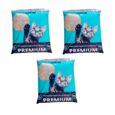 Combo Granulado de Madeira OSW Premium 15kg 3 unidades