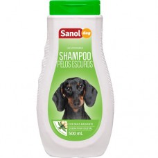 Shampoo Sanol Dog Pelos Escuros 500ml