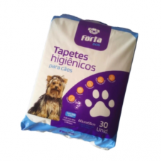 Tapete Higiênico Forta Dog 60cmx55cm 30 unidades