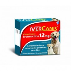 Ivercanis 12mg 4 comprimidos