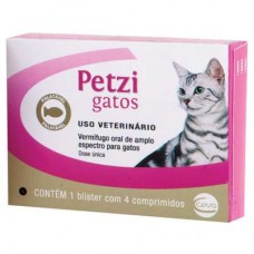 Petzi Plus Gatos 4 comprimidos