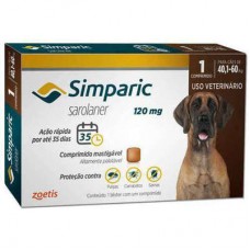 Simparic 120mg 40,1Kg a 60Kg