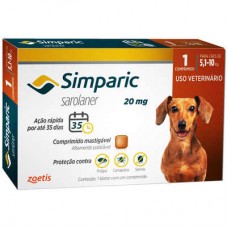 Simparic 20mg 5,1Kg a 10Kg