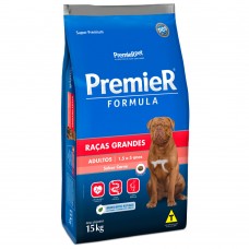 Premier Fórmula Raças Grandes Adulto Carne 15kg