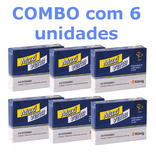 Combo Maxi Verm 4 comp 6 unidades