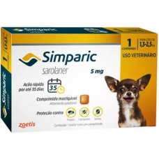 Simparic 5mg 1,3Kg a 2,5kg